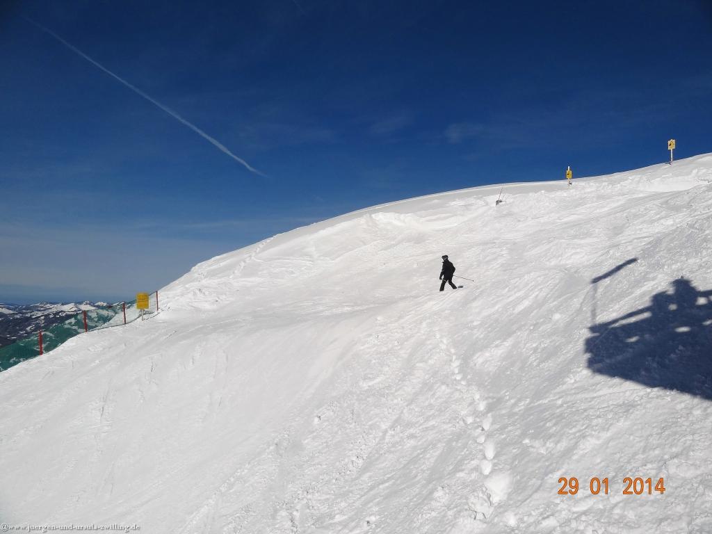 Philosophische Bildwanderung - Winterwanderung Auf dem Nebelhorn zum Zeigersattel - Allgaeu