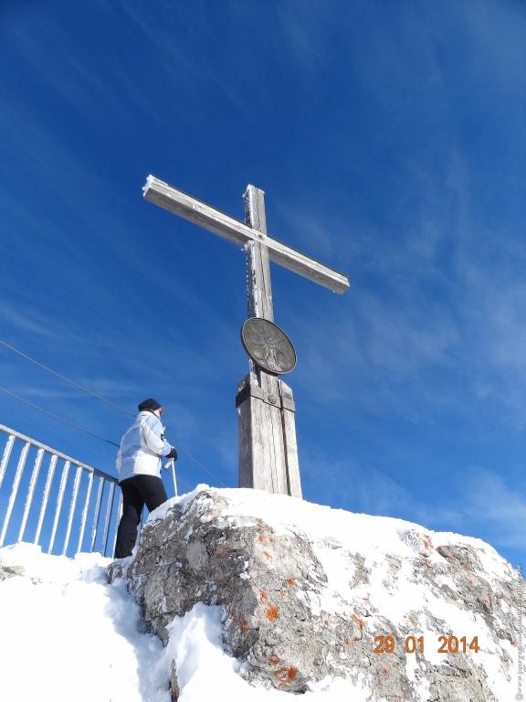 Philosophische Bildwanderung - Winterwanderung Auf dem Nebelhorn zum Zeigersattel - Allgaeu