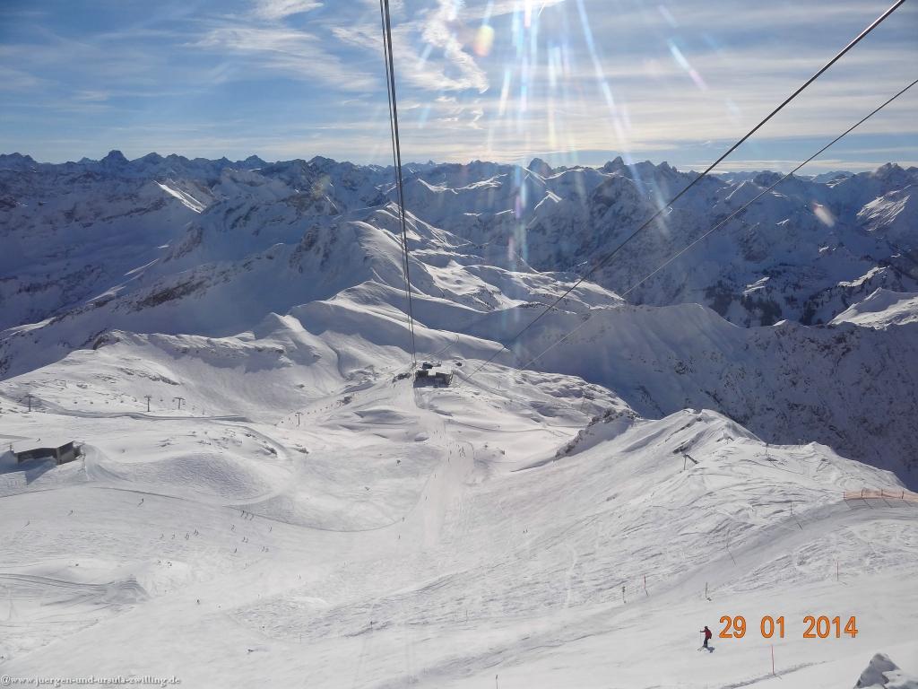 Philosophische Bildwanderung - Winterwanderung Auf dem Nebelhorn zum Zeigersattel - Allgaeu