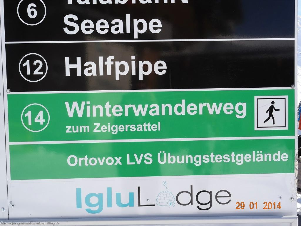 Philosophische Bildwanderung - Winterwanderung Auf dem Nebelhorn zum Zeigersattel - Allgaeu