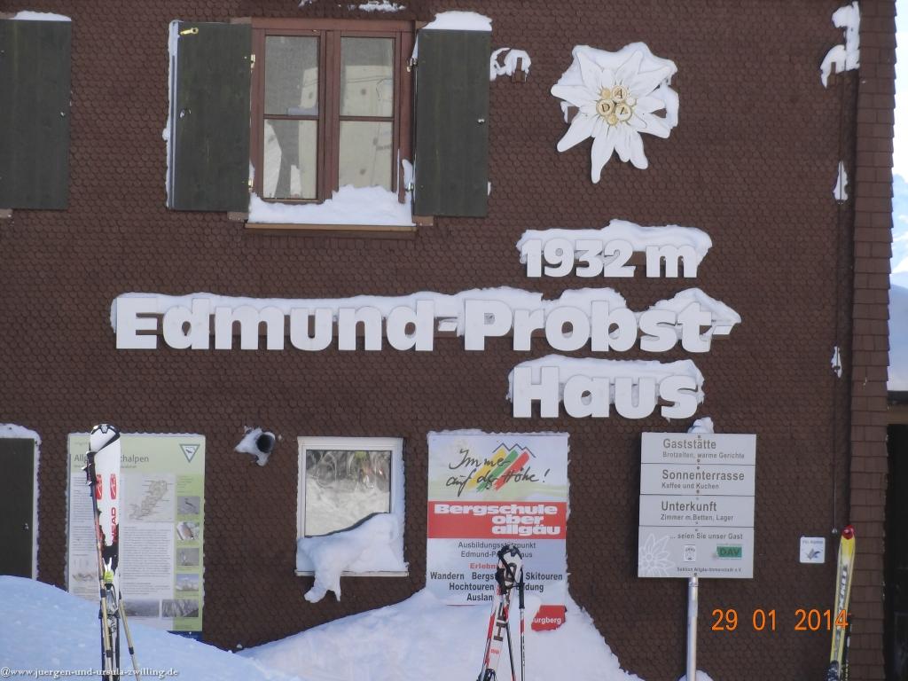 Philosophische Bildwanderung - Winterwanderung Auf dem Nebelhorn zum Zeigersattel - Allgaeu