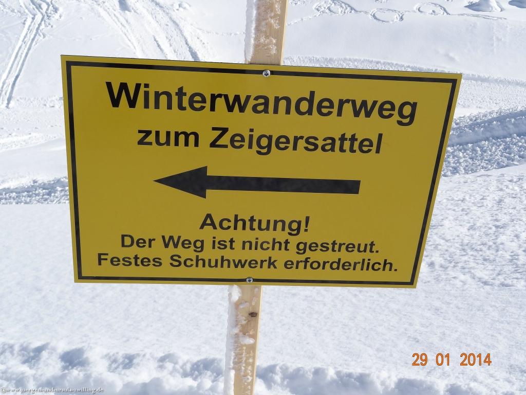 Philosophische Bildwanderung - Winterwanderung Auf dem Nebelhorn zum Zeigersattel - Allgaeu