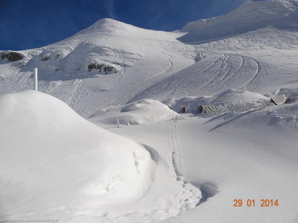 Philosophische Bildwanderung - Winterwanderung Auf dem Nebelhorn zum Zeigersattel - Allgaeu