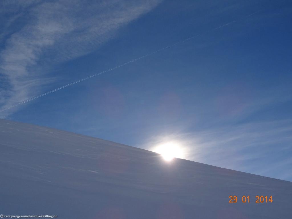 Philosophische Bildwanderung - Winterwanderung Auf dem Nebelhorn zum Zeigersattel - Allgaeu