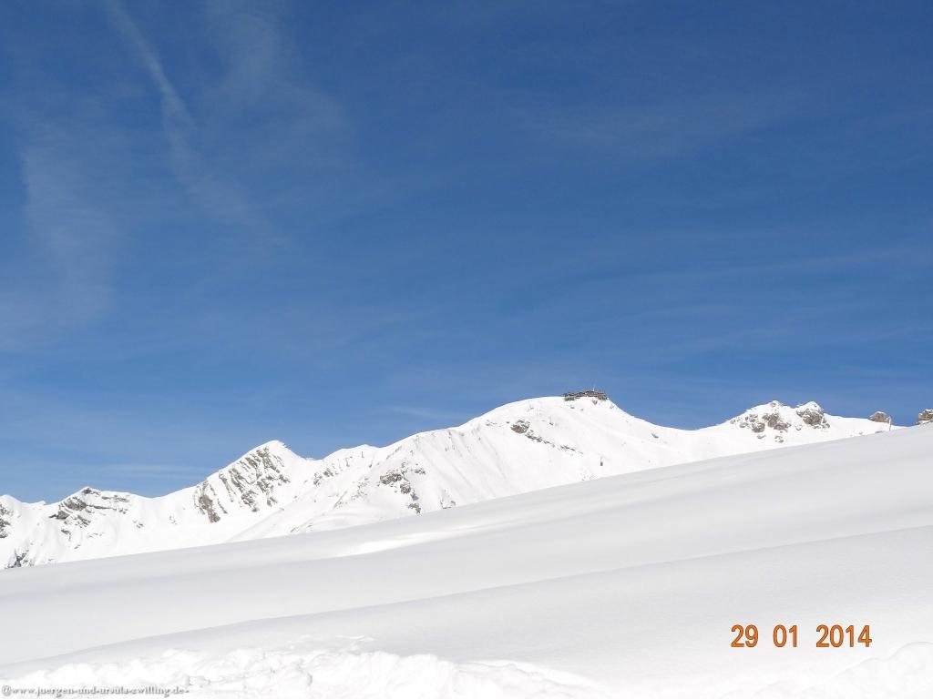 Philosophische Bildwanderung - Winterwanderung Auf dem Nebelhorn zum Zeigersattel - Allgaeu