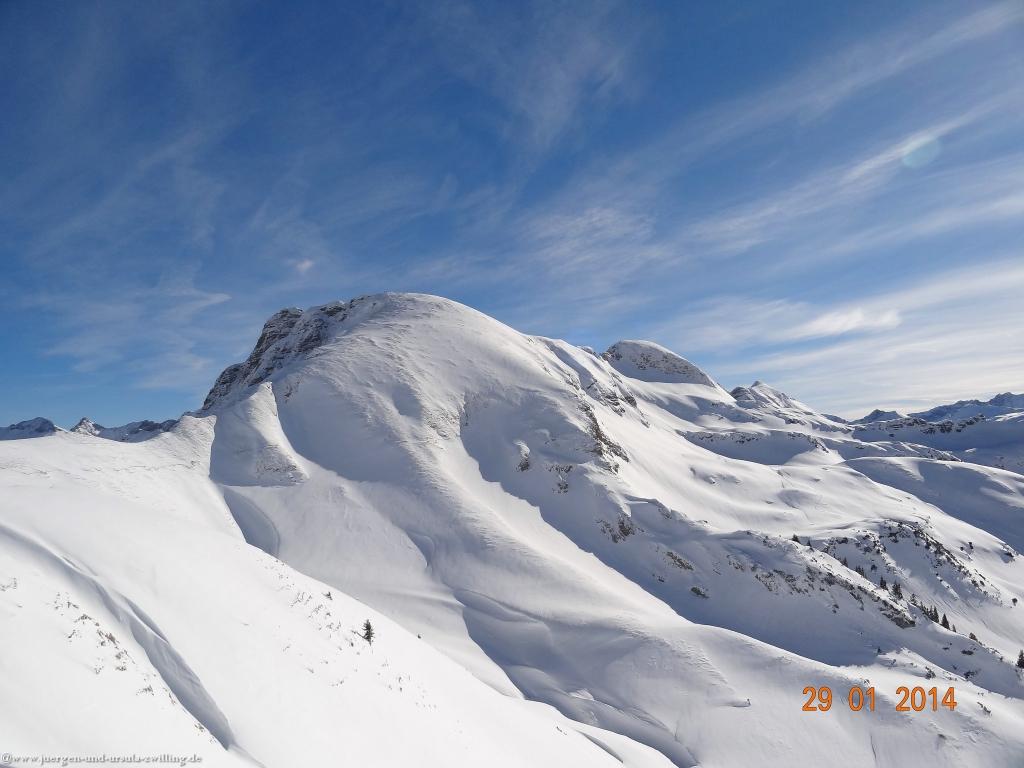 Philosophische Bildwanderung - Winterwanderung Auf dem Nebelhorn zum Zeigersattel - Allgaeu