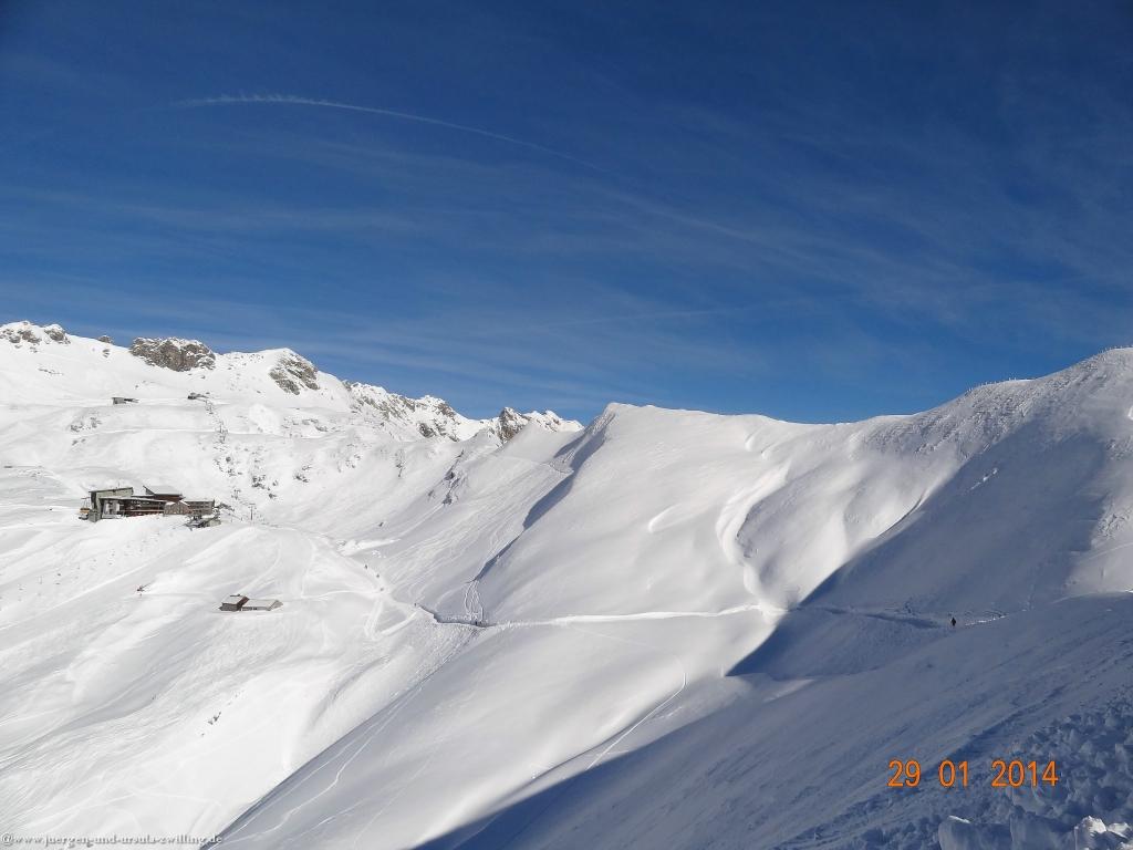 Philosophische Bildwanderung - Winterwanderung Auf dem Nebelhorn zum Zeigersattel - Allgaeu