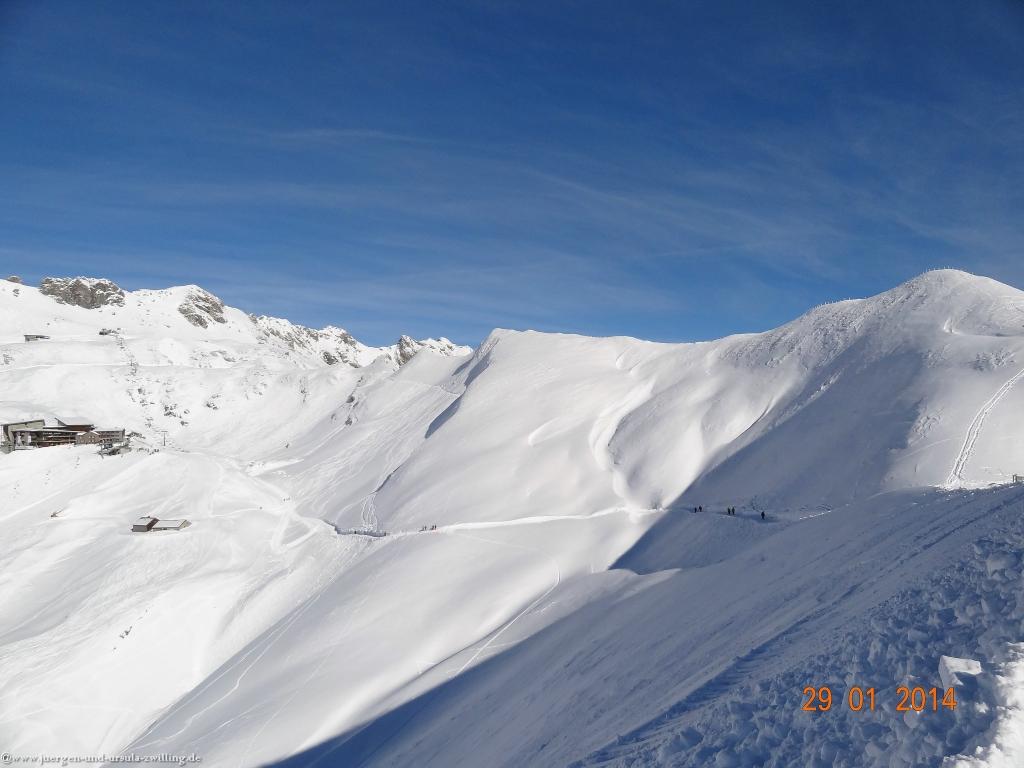 Philosophische Bildwanderung - Winterwanderung Auf dem Nebelhorn zum Zeigersattel - Allgaeu