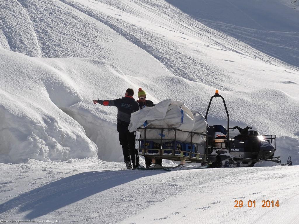 Philosophische Bildwanderung - Winterwanderung Auf dem Nebelhorn zum Zeigersattel - Allgaeu