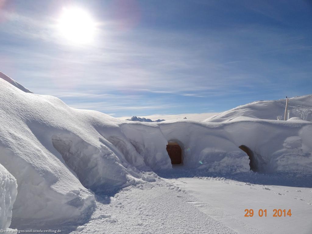 Philosophische Bildwanderung - Winterwanderung Auf dem Nebelhorn zum Zeigersattel - Allgaeu
