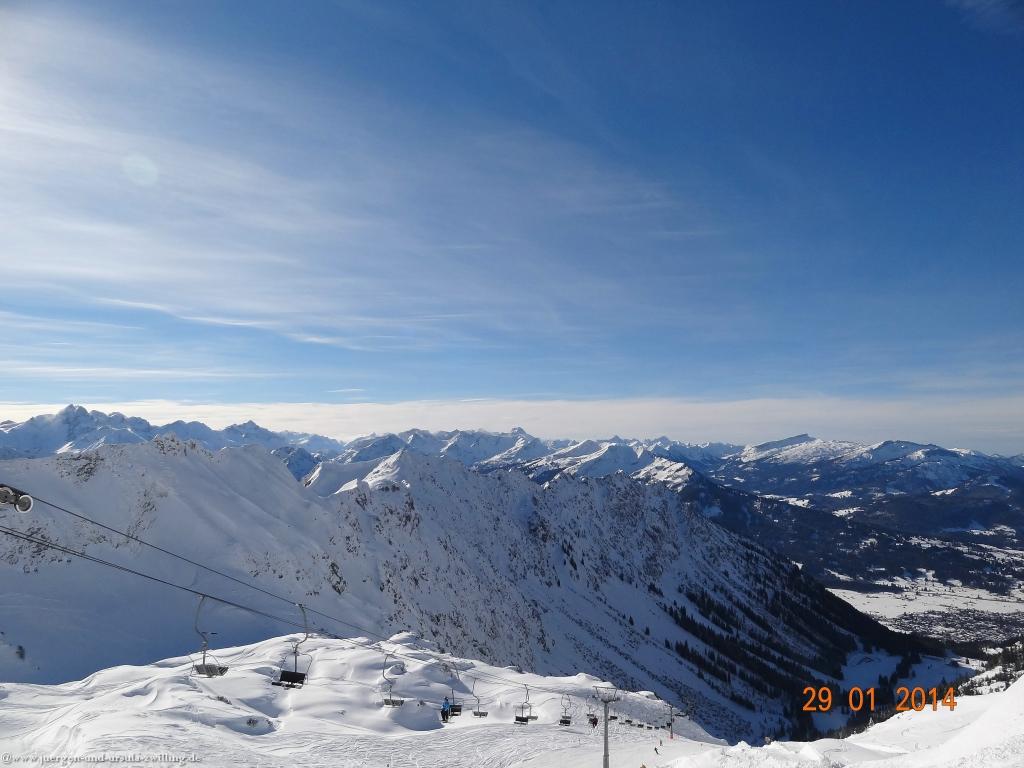 Philosophische Bildwanderung - Winterwanderung Auf dem Nebelhorn zum Zeigersattel - Allgaeu