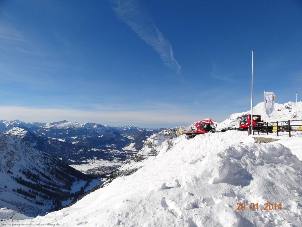 Philosophische Bildwanderung - Winterwanderung Auf dem Nebelhorn zum Zeigersattel - Allgaeu