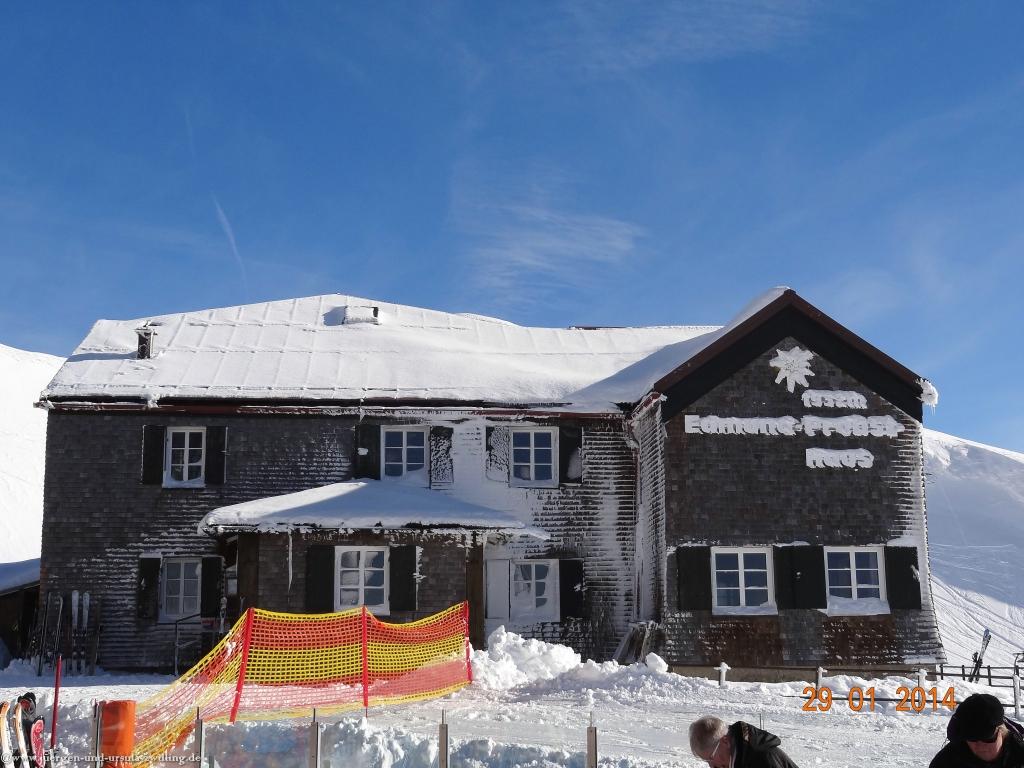 Philosophische Bildwanderung - Winterwanderung Auf dem Nebelhorn zum Zeigersattel - Allgaeu