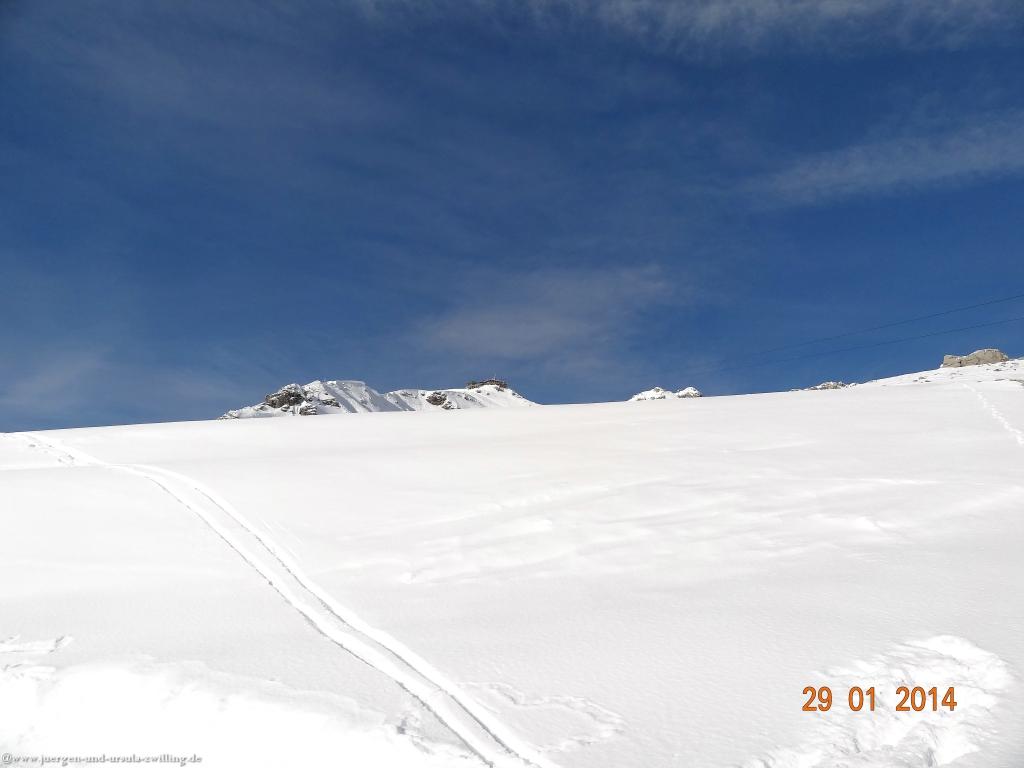Philosophische Bildwanderung - Winterwanderung Auf dem Nebelhorn zum Zeigersattel - Allgaeu