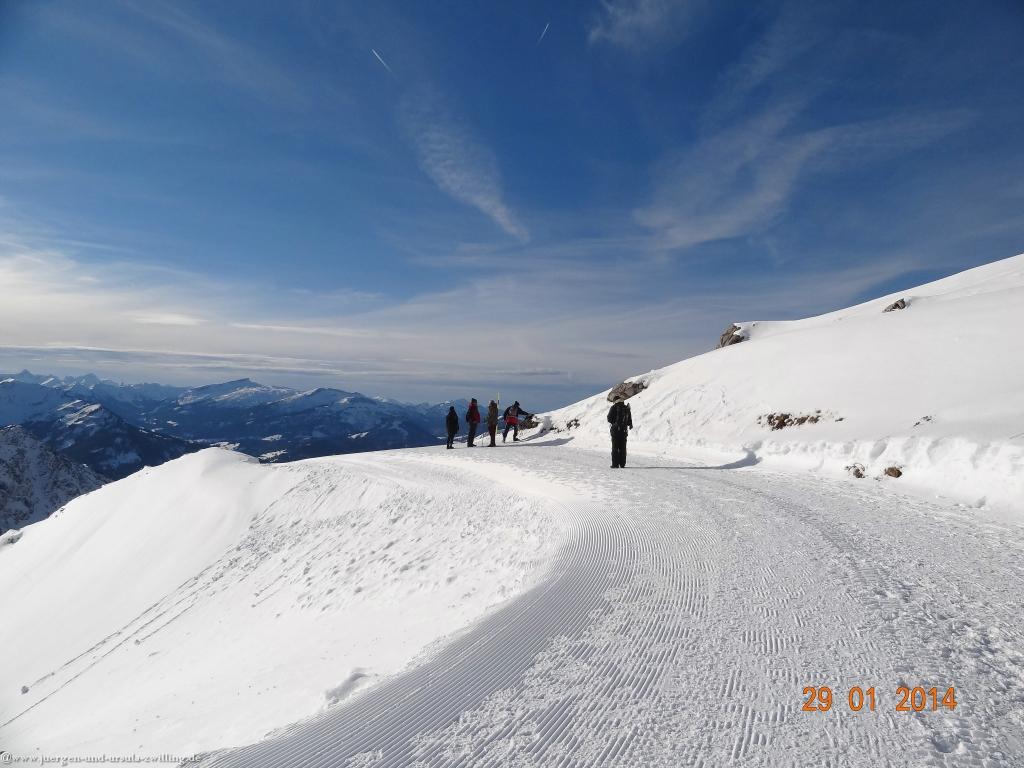 Philosophische Bildwanderung - Winterwanderung Auf dem Nebelhorn zum Zeigersattel - Allgaeu