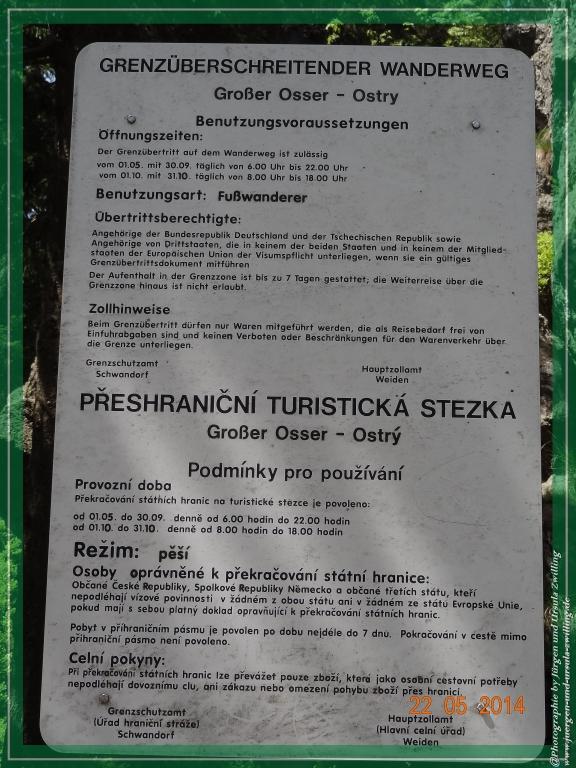 Philosophische Bildwanderung Zwercheck Osser –Bayerischer Wald – Deutsch –Tschechische- Grenzwanderung