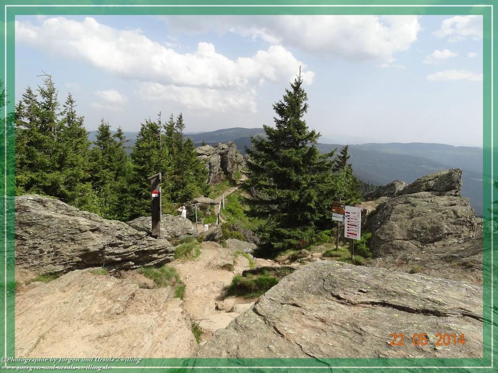 Philosophische Bildwanderung Zwercheck Osser –Bayerischer Wald – Deutsch –Tschechische- Grenzwanderung