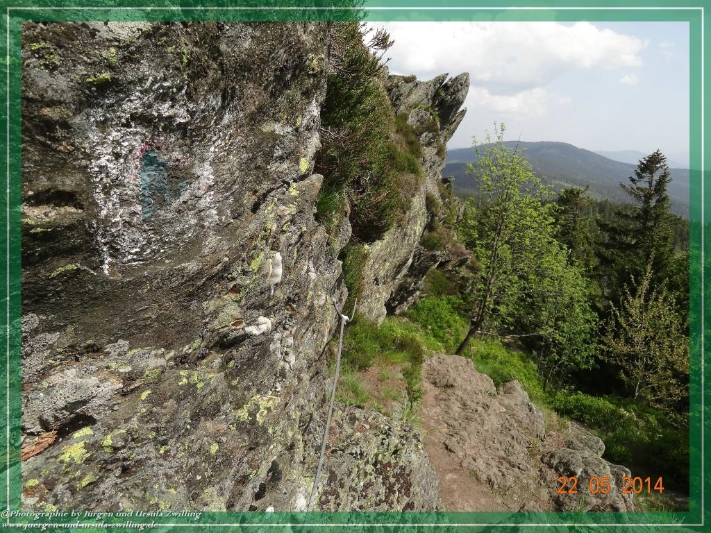 Philosophische Bildwanderung Zwercheck Osser –Bayerischer Wald – Deutsch –Tschechische- Grenzwanderung