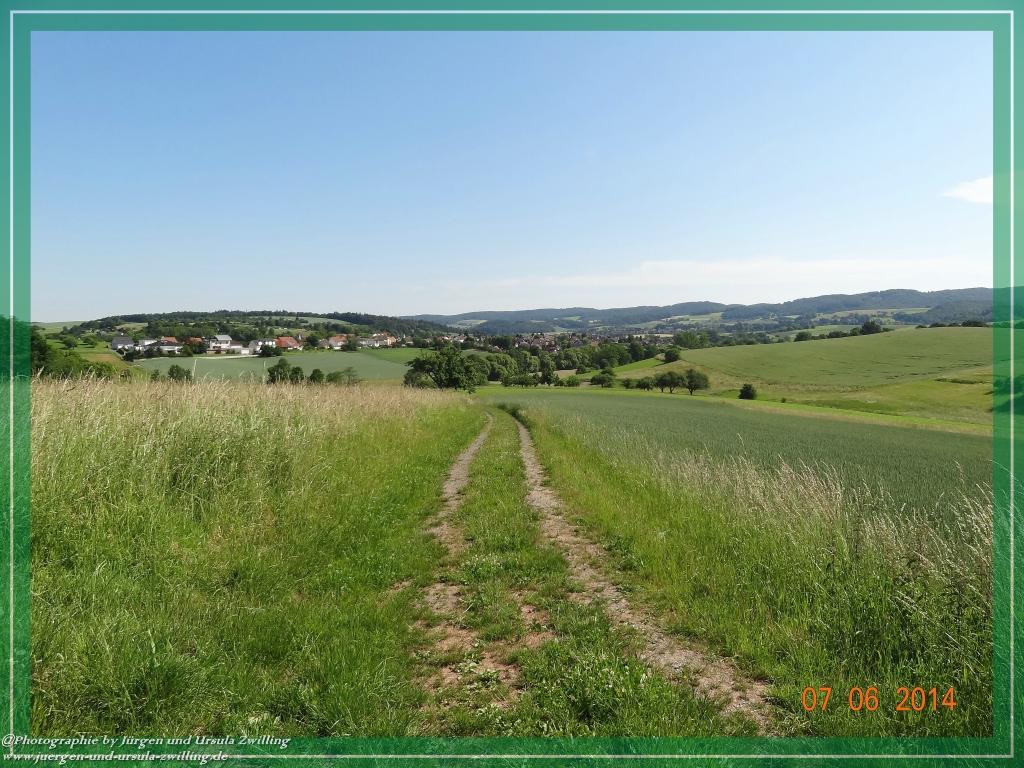 Philosophische Bildwanderung Gersprenztal-Runde - Panoramatour bei Reichelsheim - Odenwald