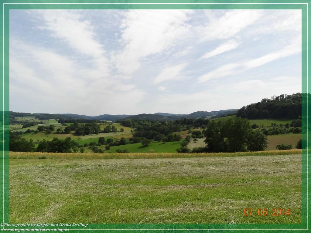 Philosophische Bildwanderung Gersprenztal-Runde - Panoramatour bei Reichelsheim - Odenwald