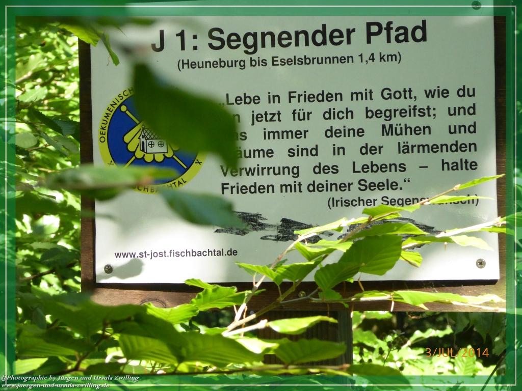 Philosophische Bildwanderung Fischbachtal - St. Jost Pilgerweg -  Odenwald