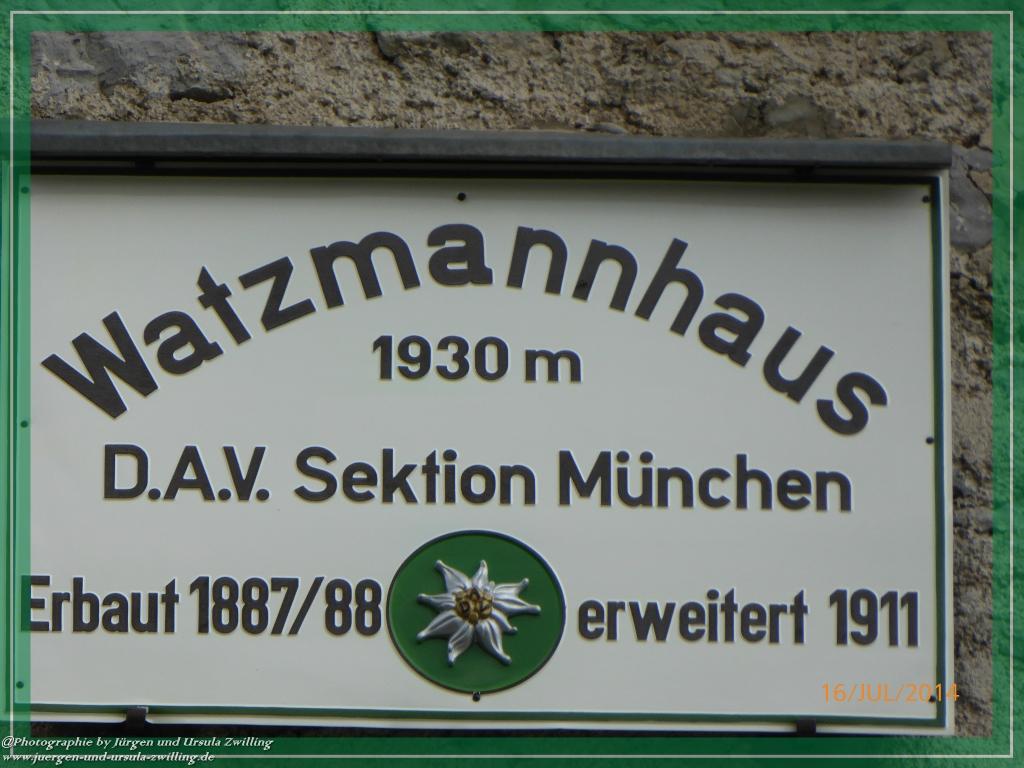 Philosophische Bildwanderung Watzmannhaus - Berchtesgaden