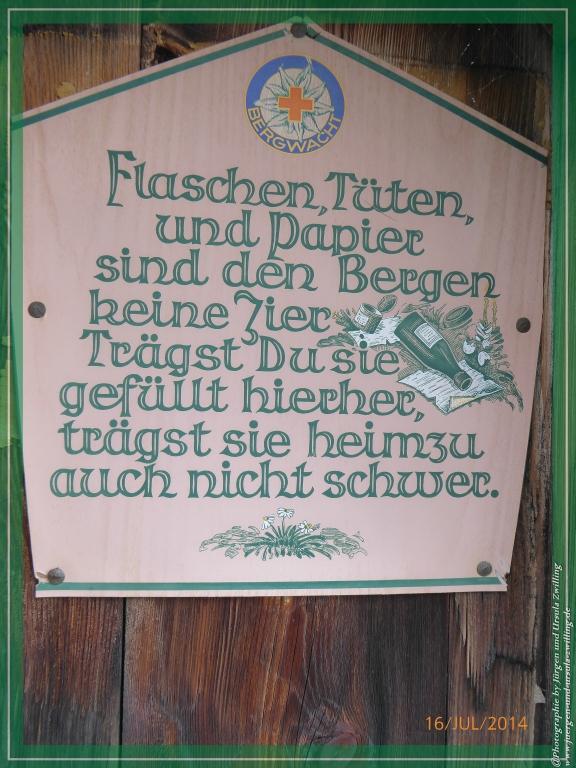 Philosophische Bildwanderung Watzmannhaus - Berchtesgaden