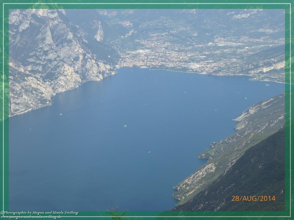 Philosophische Bildwanderung Vetrar Wanderstrecke Monte Baldo von Malcesine am Garda See