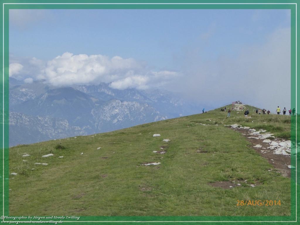 Philosophische Bildwanderung Vetrar Wanderstrecke Monte Baldo von Malcesine am Garda See