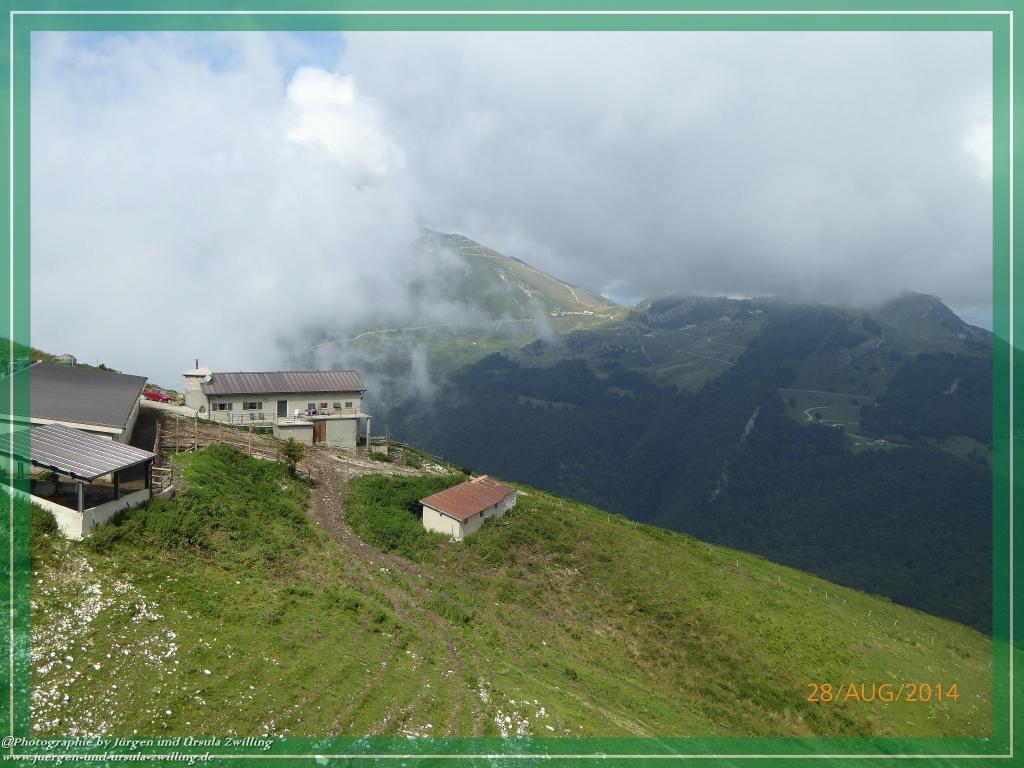 Philosophische Bildwanderung Vetrar Wanderstrecke Monte Baldo von Malcesine am Garda See