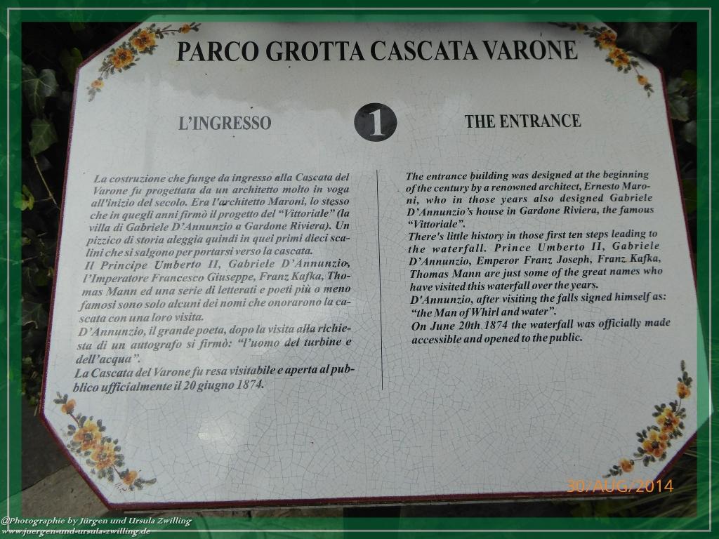 Philosophische Bildwanderung – eine Zeitreise Gardasee - Riva del Garda - Malcesine - Monte Baldo – Sirmione - Grotta Cascata del Varonel - Abschied über Ledrosee