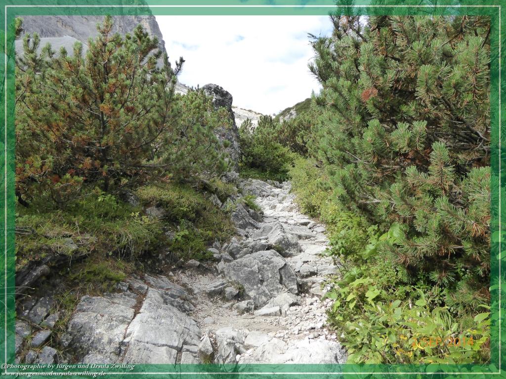 Philosophische Bildwanderung Drei Zinnen Hütte -Rifugio Antonio Locatelli - Sexten - Dolomitien