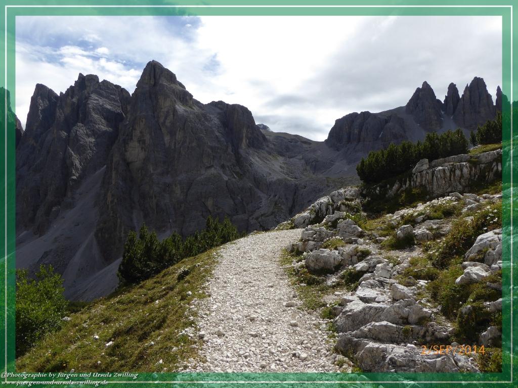 Philosophische Bildwanderung Drei Zinnen Hütte -Rifugio Antonio Locatelli - Sexten - Dolomitien