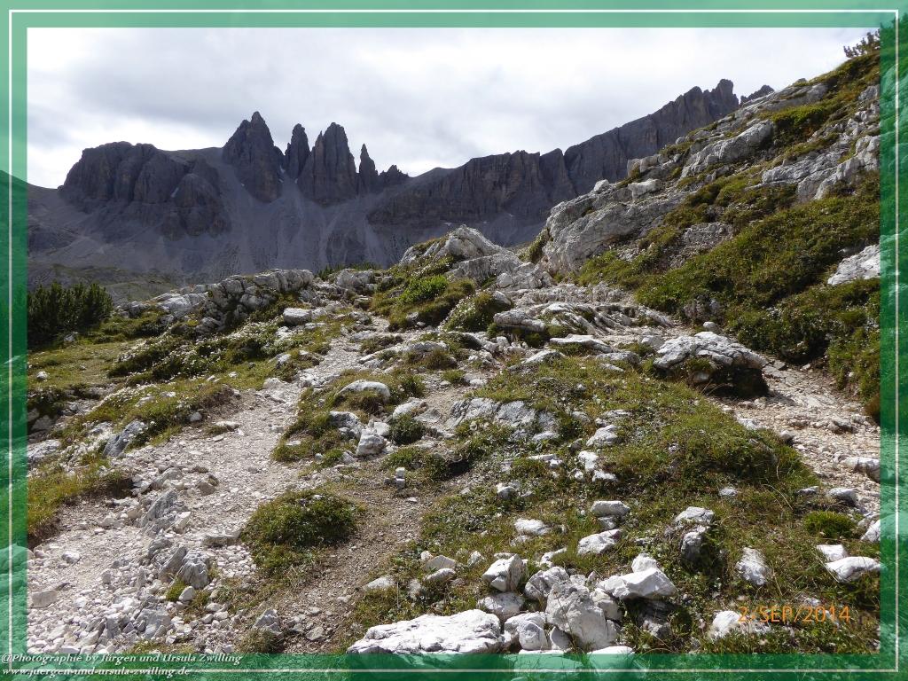 Philosophische Bildwanderung Drei Zinnen Hütte -Rifugio Antonio Locatelli - Sexten - Dolomitien