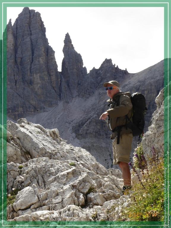Philosophische Bildwanderung Drei Zinnen Hütte -Rifugio Antonio Locatelli - Sexten - Dolomitien