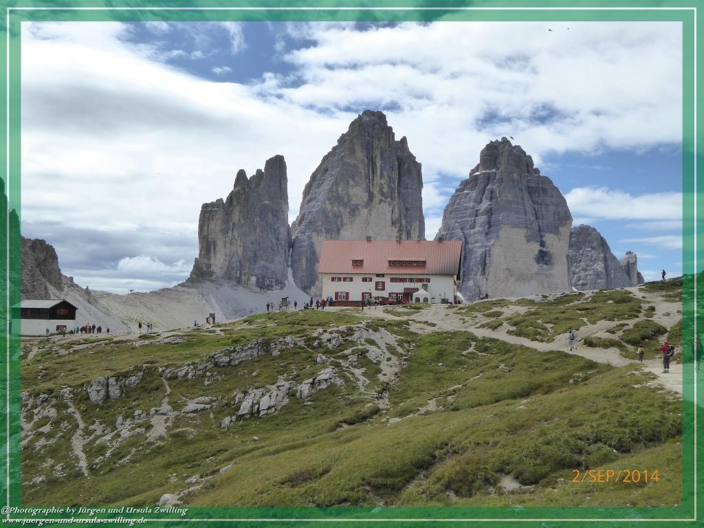 Philosophische Bildwanderung Drei Zinnen Hütte -Rifugio Antonio Locatelli - Sexten - Dolomitien