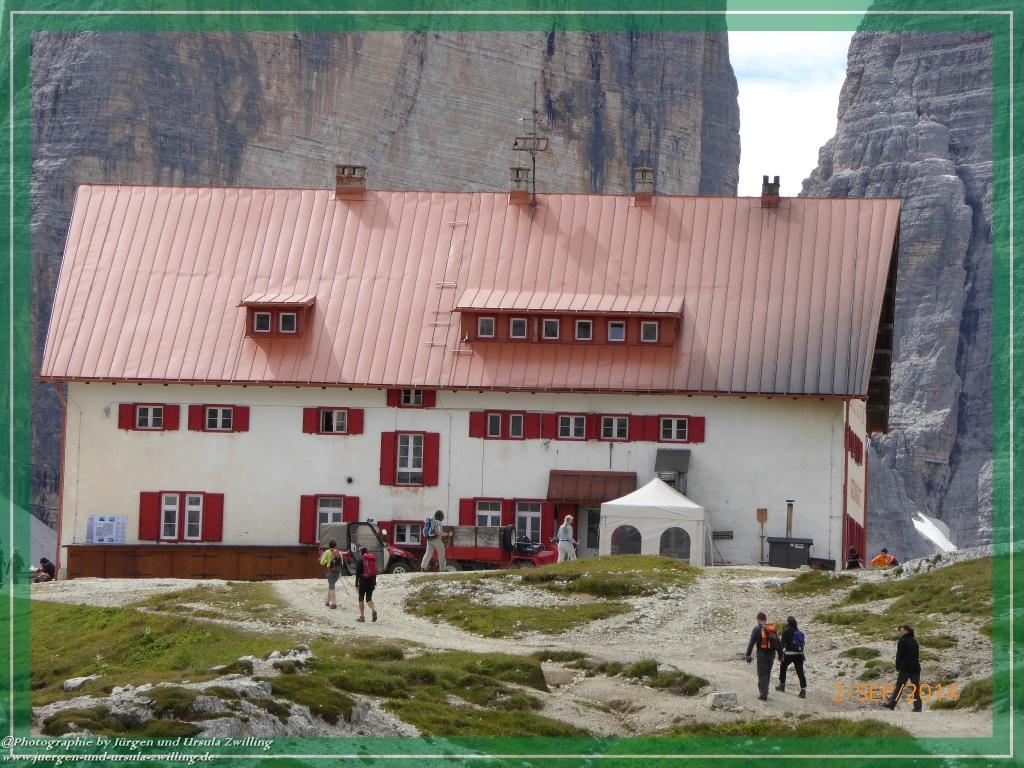 Philosophische Bildwanderung Drei Zinnen Hütte -Rifugio Antonio Locatelli - Sexten - Dolomitien