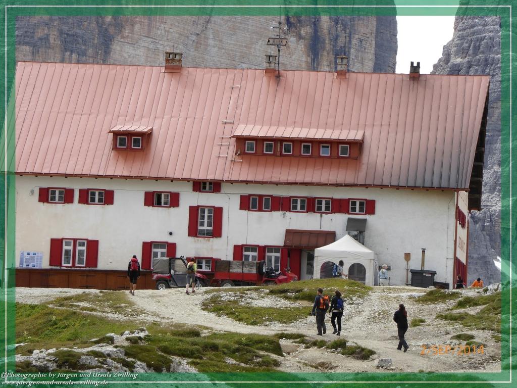 Philosophische Bildwanderung Drei Zinnen Hütte -Rifugio Antonio Locatelli - Sexten - Dolomitien