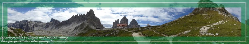 Philosophische Bildwanderung Drei Zinnen Hütte -Rifugio Antonio Locatelli - Sexten - Dolomitien
