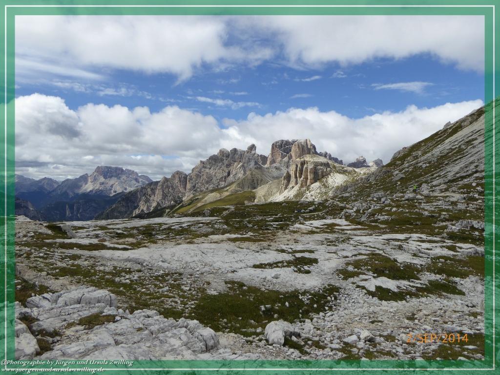 Philosophische Bildwanderung Drei Zinnen Hütte -Rifugio Antonio Locatelli - Sexten - Dolomitien