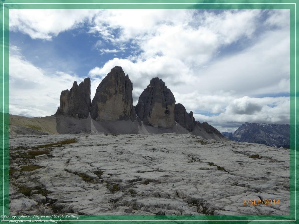 Philosophische Bildwanderung Drei Zinnen Hütte -Rifugio Antonio Locatelli - Sexten - Dolomitien