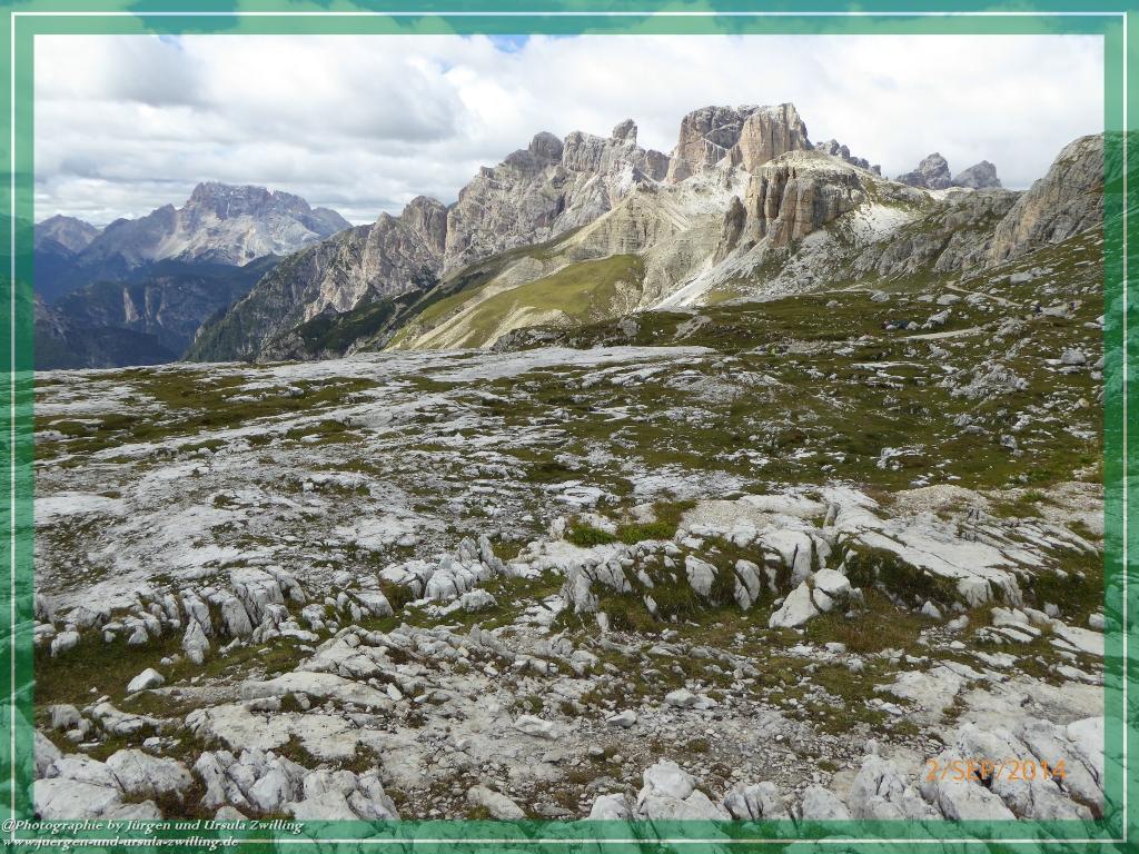 Philosophische Bildwanderung Drei Zinnen Hütte -Rifugio Antonio Locatelli - Sexten - Dolomitien