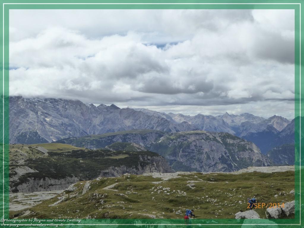 Philosophische Bildwanderung Drei Zinnen Hütte -Rifugio Antonio Locatelli - Sexten - Dolomitien