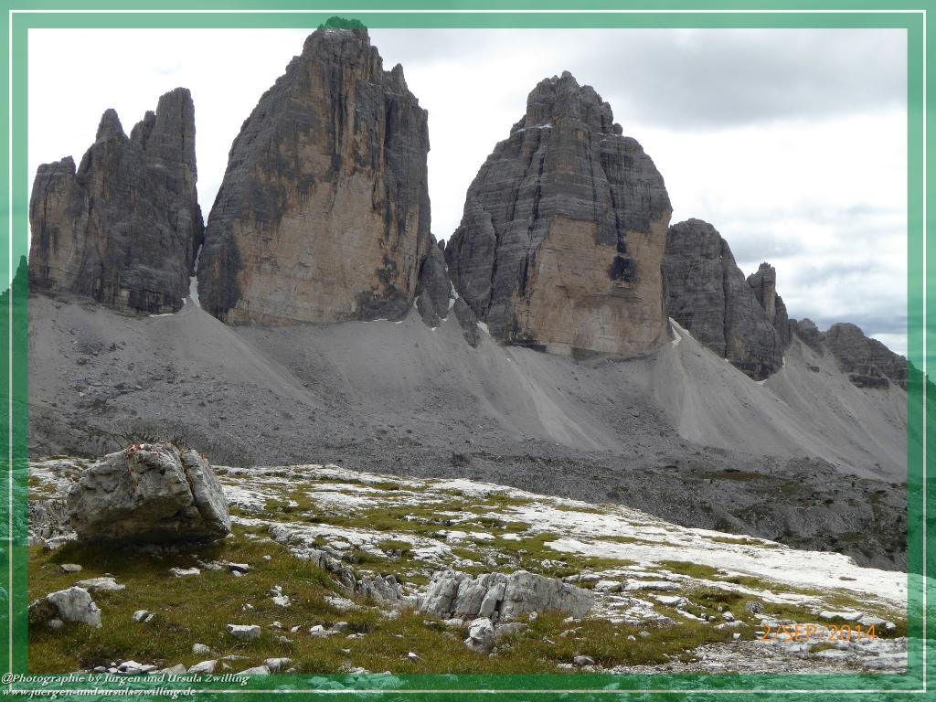 Philosophische Bildwanderung Drei Zinnen Hütte -Rifugio Antonio Locatelli - Sexten - Dolomitien