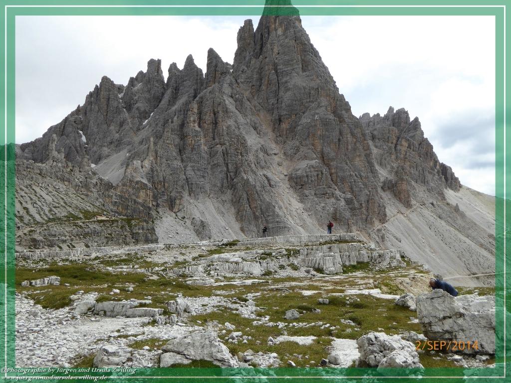 Philosophische Bildwanderung Drei Zinnen Hütte -Rifugio Antonio Locatelli - Sexten - Dolomitien