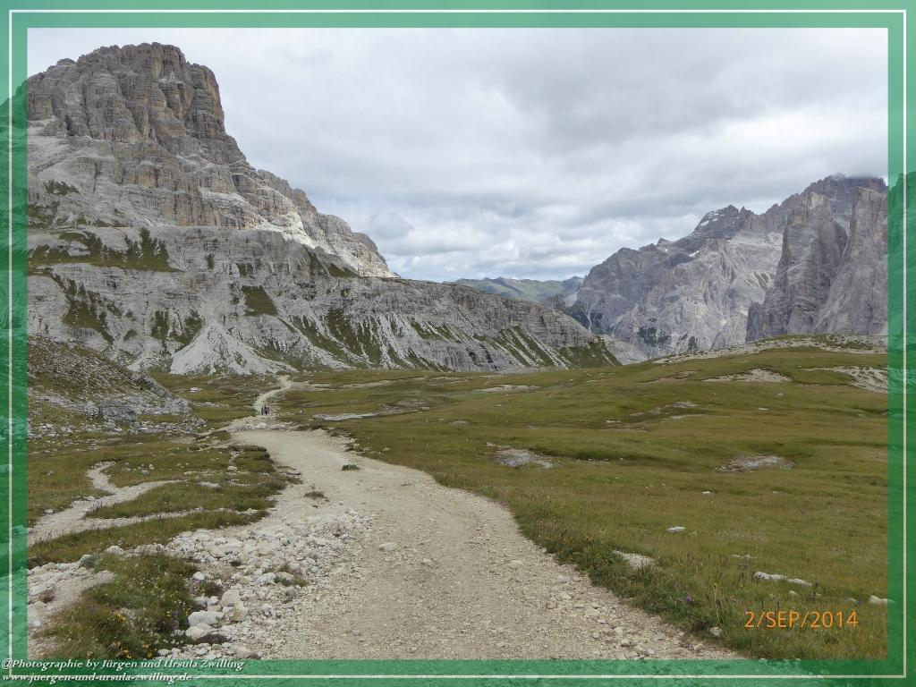 Philosophische Bildwanderung Drei Zinnen Hütte -Rifugio Antonio Locatelli - Sexten - Dolomitien