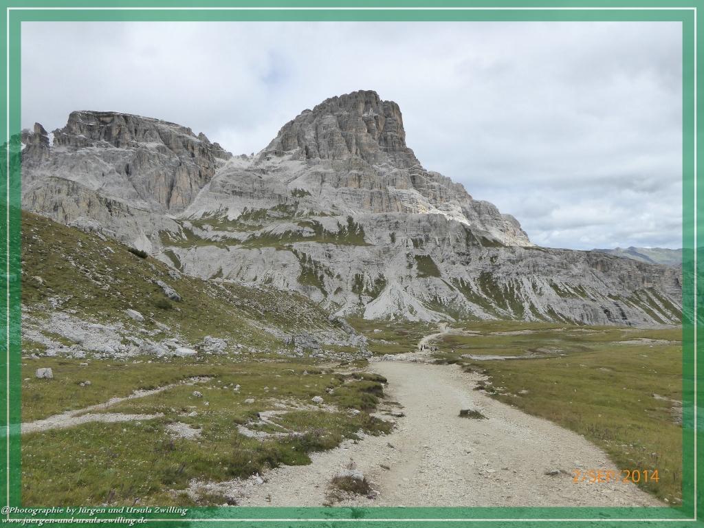 Philosophische Bildwanderung Drei Zinnen Hütte -Rifugio Antonio Locatelli - Sexten - Dolomitien
