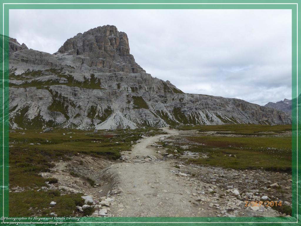 Philosophische Bildwanderung Drei Zinnen Hütte -Rifugio Antonio Locatelli - Sexten - Dolomitien