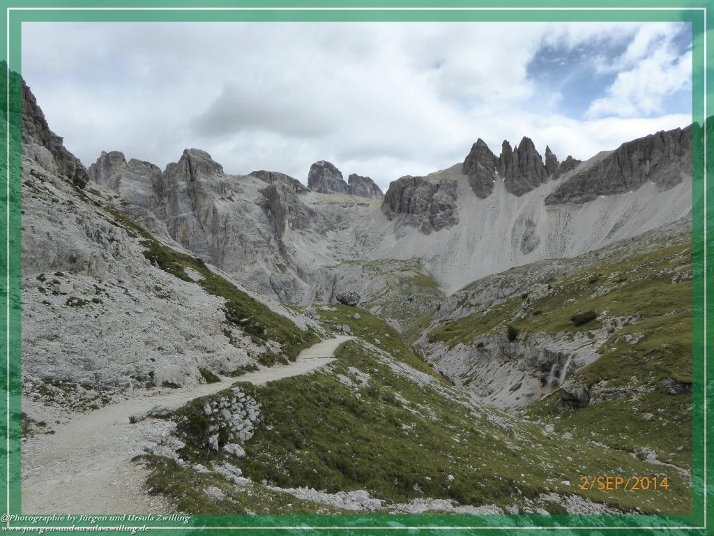 Philosophische Bildwanderung Drei Zinnen Hütte -Rifugio Antonio Locatelli - Sexten - Dolomitien