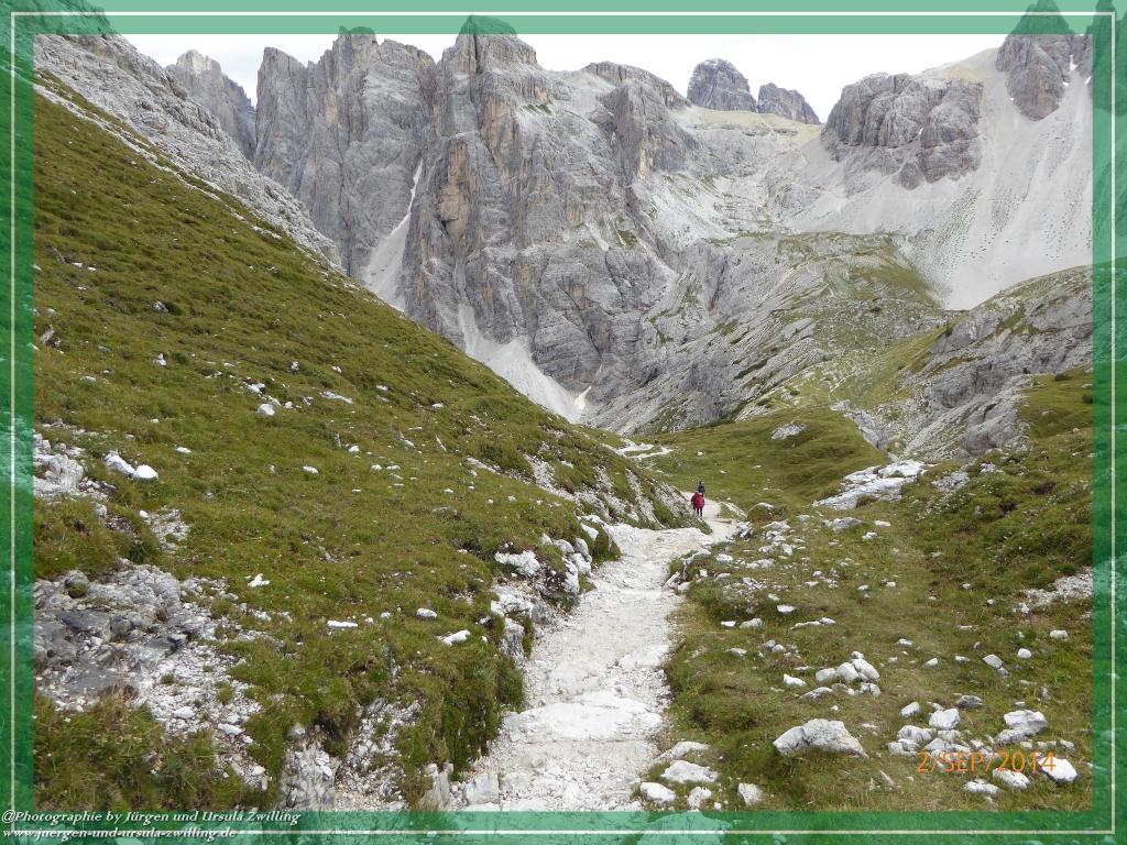 Philosophische Bildwanderung Drei Zinnen Hütte -Rifugio Antonio Locatelli - Sexten - Dolomitien